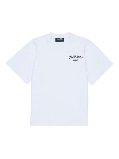 T-shirt bambino Dsquared2 bianca Dsquared Kids | DQ3169D0AAPDQ100